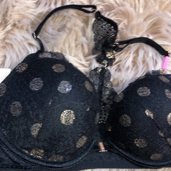 VS PINK DATE PUSH UP RACERBACK BRA 36C NWT - Picture 5 of 5